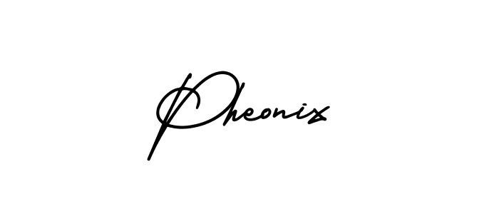 The best way (AmerikaSignatureDemo-Regular) to make a short signature is to pick only two or three words in your name. The name Pheonix include a total of six letters. For converting this name. Pheonix signature style 3 images and pictures png
