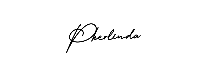 if you are searching for the best signature style for your name Pherlinda. so please give up your signature search. here we have designed multiple signature styles  using AmerikaSignatureDemo-Regular. Pherlinda signature style 3 images and pictures png