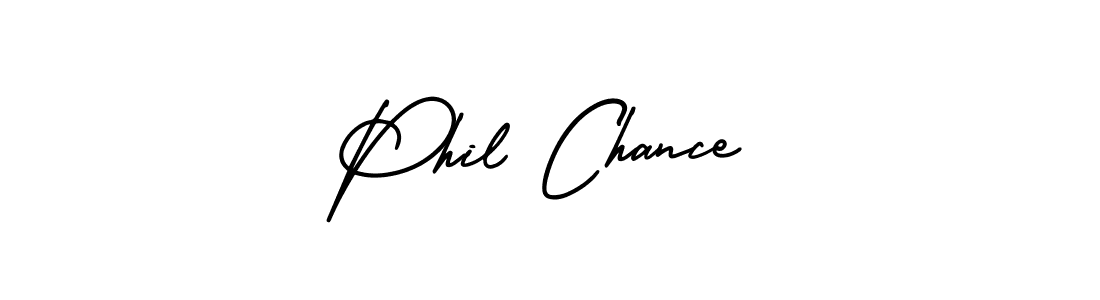 It looks lik you need a new signature style for name Phil Chance. Design unique handwritten (AmerikaSignatureDemo-Regular) signature with our free signature maker in just a few clicks. Phil Chance signature style 3 images and pictures png