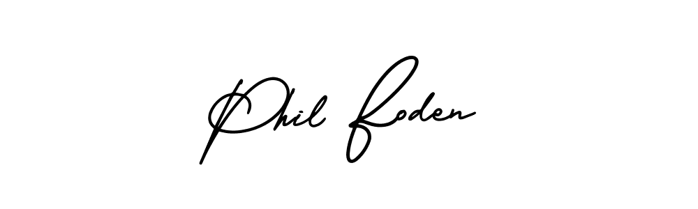 Create a beautiful signature design for name Phil Foden. With this signature (AmerikaSignatureDemo-Regular) fonts, you can make a handwritten signature for free. Phil Foden signature style 3 images and pictures png