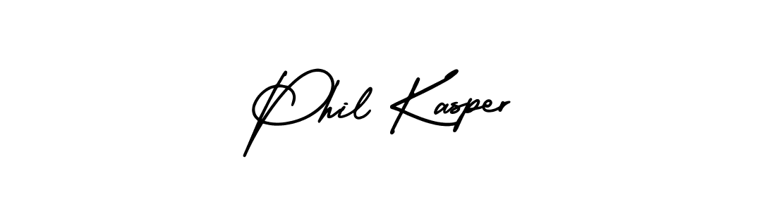 You should practise on your own different ways (AmerikaSignatureDemo-Regular) to write your name (Phil Kasper) in signature. don't let someone else do it for you. Phil Kasper signature style 3 images and pictures png