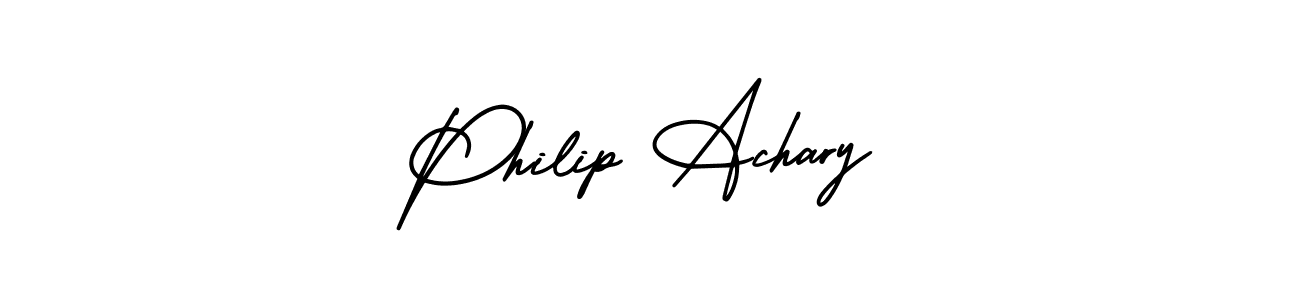 Also You can easily find your signature by using the search form. We will create Philip Achary name handwritten signature images for you free of cost using AmerikaSignatureDemo-Regular sign style. Philip Achary signature style 3 images and pictures png