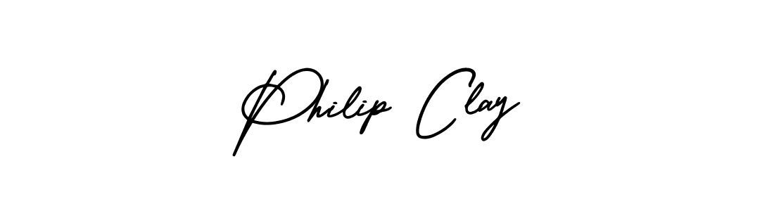 It looks lik you need a new signature style for name Philip Clay. Design unique handwritten (AmerikaSignatureDemo-Regular) signature with our free signature maker in just a few clicks. Philip Clay signature style 3 images and pictures png