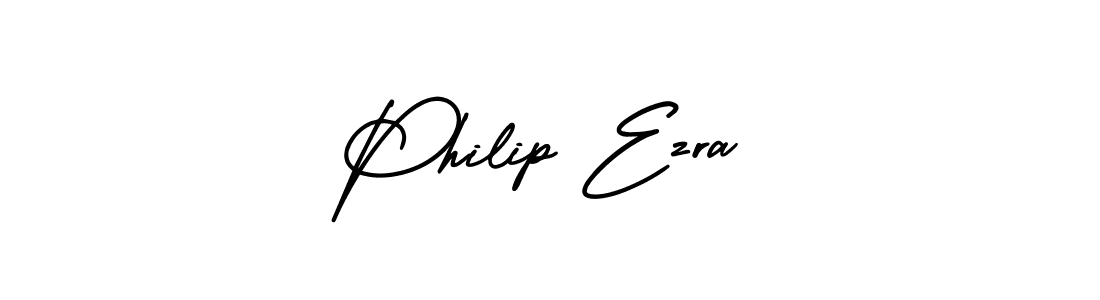 How to make Philip Ezra name signature. Use AmerikaSignatureDemo-Regular style for creating short signs online. This is the latest handwritten sign. Philip Ezra signature style 3 images and pictures png