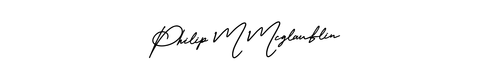 Design your own signature with our free online signature maker. With this signature software, you can create a handwritten (AmerikaSignatureDemo-Regular) signature for name Philip M Mcglauflin. Philip M Mcglauflin signature style 3 images and pictures png