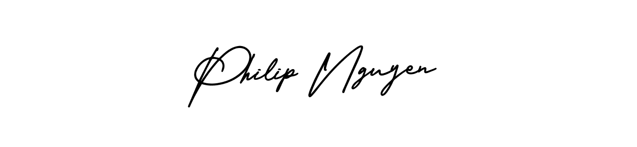 Create a beautiful signature design for name Philip Nguyen. With this signature (AmerikaSignatureDemo-Regular) fonts, you can make a handwritten signature for free. Philip Nguyen signature style 3 images and pictures png