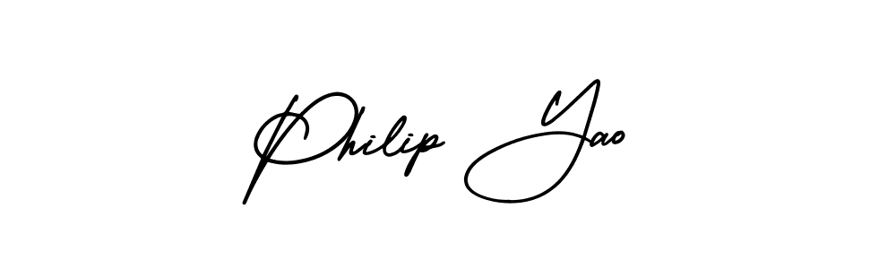 Philip Yao stylish signature style. Best Handwritten Sign (AmerikaSignatureDemo-Regular) for my name. Handwritten Signature Collection Ideas for my name Philip Yao. Philip Yao signature style 3 images and pictures png