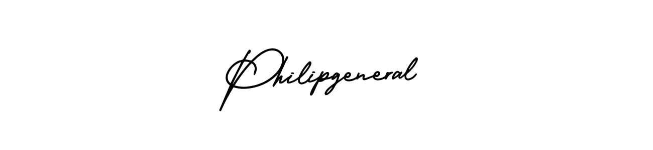 Make a beautiful signature design for name Philipgeneral. With this signature (AmerikaSignatureDemo-Regular) style, you can create a handwritten signature for free. Philipgeneral signature style 3 images and pictures png