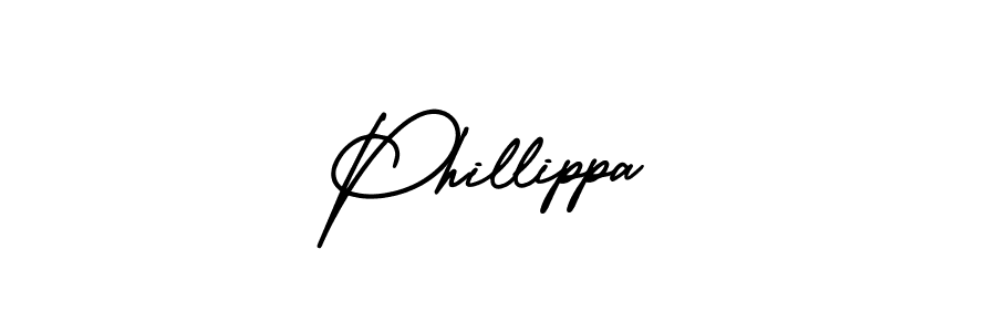 Best and Professional Signature Style for Phillippa. AmerikaSignatureDemo-Regular Best Signature Style Collection. Phillippa signature style 3 images and pictures png