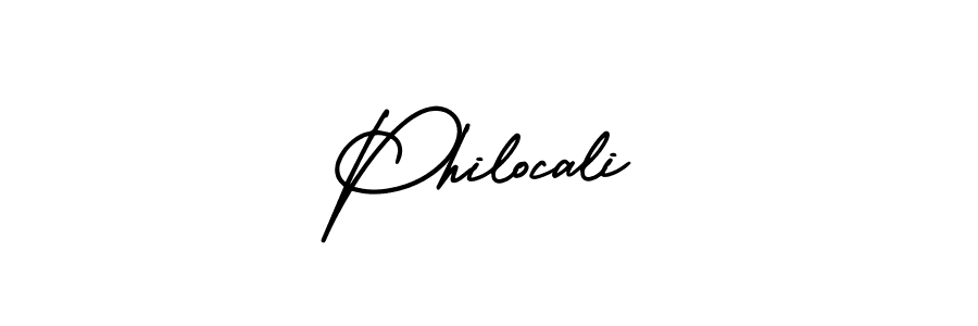 if you are searching for the best signature style for your name Philocali. so please give up your signature search. here we have designed multiple signature styles  using AmerikaSignatureDemo-Regular. Philocali signature style 3 images and pictures png