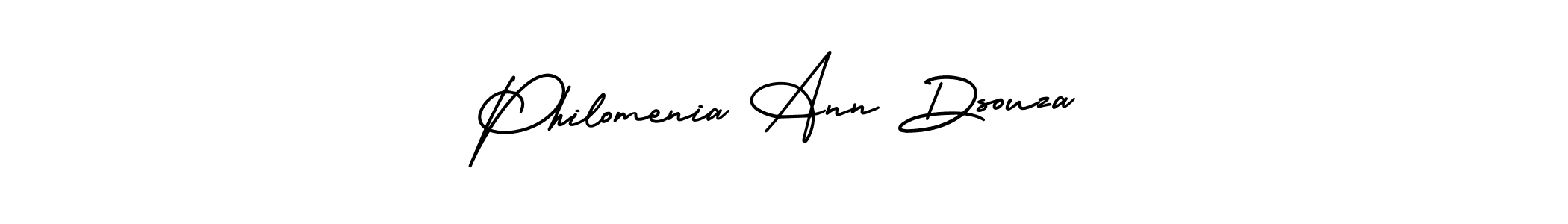 This is the best signature style for the Philomenia Ann Dsouza name. Also you like these signature font (AmerikaSignatureDemo-Regular). Mix name signature. Philomenia Ann Dsouza signature style 3 images and pictures png