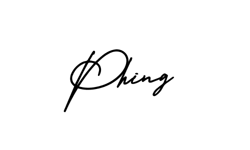 How to Draw Phing signature style? AmerikaSignatureDemo-Regular is a latest design signature styles for name Phing. Phing signature style 3 images and pictures png