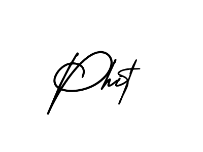 Phit stylish signature style. Best Handwritten Sign (AmerikaSignatureDemo-Regular) for my name. Handwritten Signature Collection Ideas for my name Phit. Phit signature style 3 images and pictures png