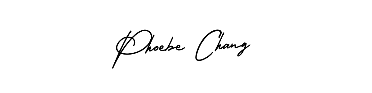 How to make Phoebe Chang signature? AmerikaSignatureDemo-Regular is a professional autograph style. Create handwritten signature for Phoebe Chang name. Phoebe Chang signature style 3 images and pictures png