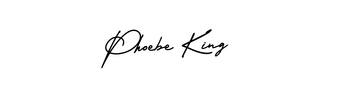 Make a short Phoebe King signature style. Manage your documents anywhere anytime using AmerikaSignatureDemo-Regular. Create and add eSignatures, submit forms, share and send files easily. Phoebe King signature style 3 images and pictures png