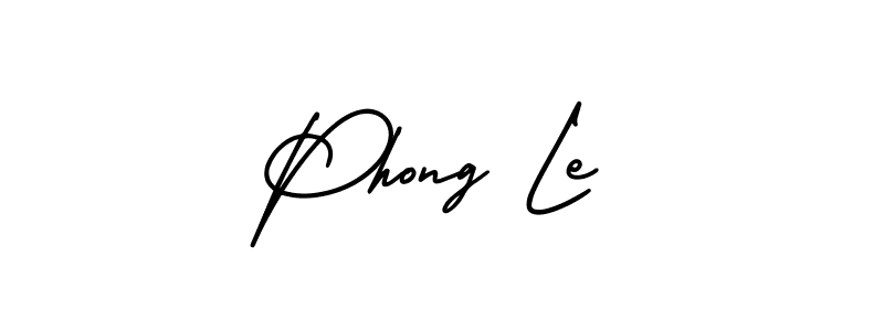 Create a beautiful signature design for name Phong Le. With this signature (AmerikaSignatureDemo-Regular) fonts, you can make a handwritten signature for free. Phong Le signature style 3 images and pictures png