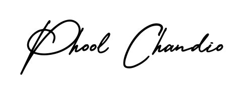 Practice writing Phool Chandio with the flow of AmerikaSignatureDemo-Regular lettering. A fantastic source of inspiration for developing your personal signature style. Phool Chandio signature style 3 images and pictures png