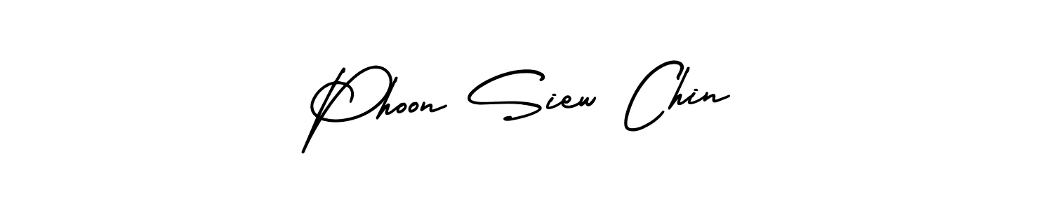 Make a beautiful signature design for name Phoon Siew Chin. With this signature (AmerikaSignatureDemo-Regular) style, you can create a handwritten signature for free. Phoon Siew Chin signature style 3 images and pictures png