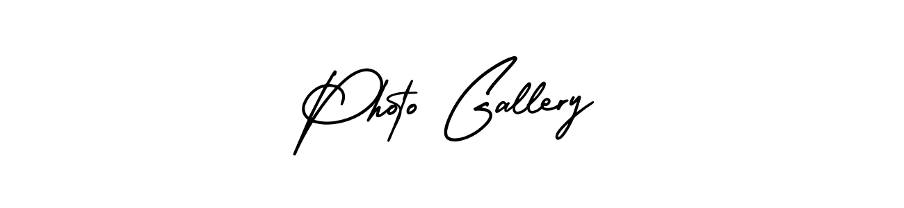 Create a beautiful signature design for name Photo Gallery. With this signature (AmerikaSignatureDemo-Regular) fonts, you can make a handwritten signature for free. Photo Gallery signature style 3 images and pictures png