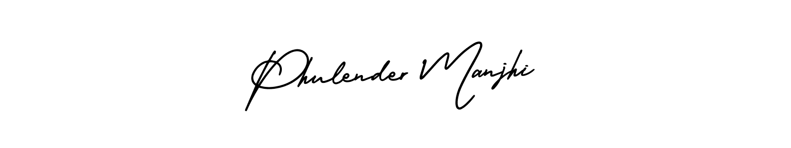 Create a beautiful signature design for name Phulender Manjhi. With this signature (AmerikaSignatureDemo-Regular) fonts, you can make a handwritten signature for free. Phulender Manjhi signature style 3 images and pictures png