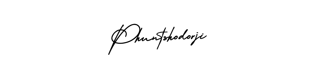 Create a beautiful signature design for name Phuntshodorji. With this signature (AmerikaSignatureDemo-Regular) fonts, you can make a handwritten signature for free. Phuntshodorji signature style 3 images and pictures png