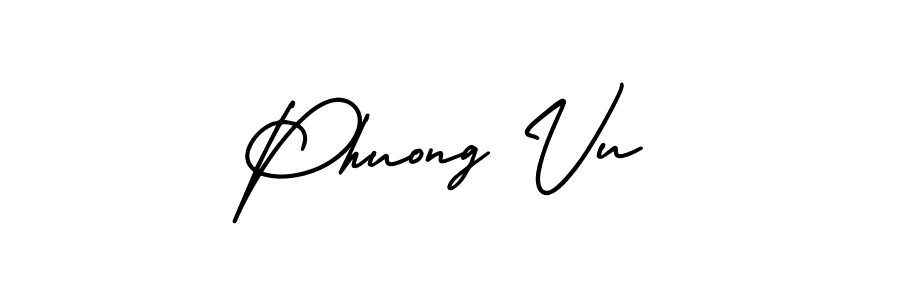 Create a beautiful signature design for name Phuong Vu. With this signature (AmerikaSignatureDemo-Regular) fonts, you can make a handwritten signature for free. Phuong Vu signature style 3 images and pictures png