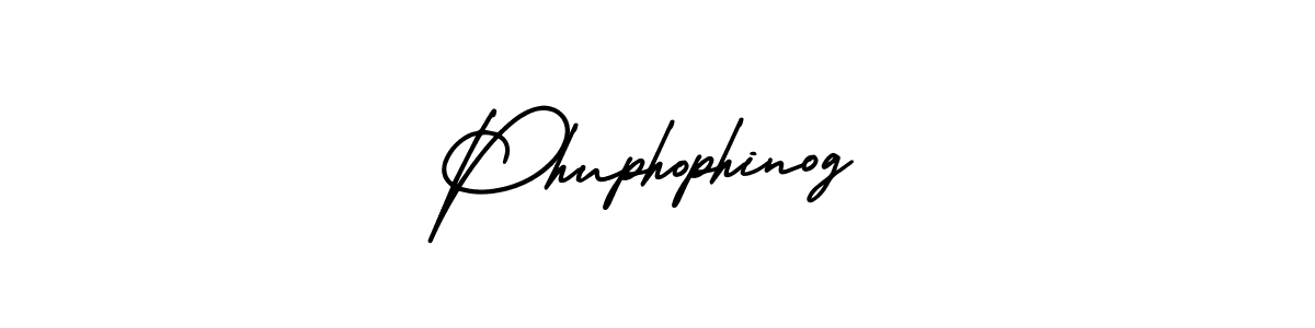 Make a beautiful signature design for name Phuphophinog. With this signature (AmerikaSignatureDemo-Regular) style, you can create a handwritten signature for free. Phuphophinog signature style 3 images and pictures png