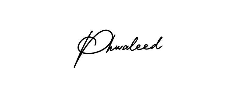 It looks lik you need a new signature style for name Phwaleed. Design unique handwritten (AmerikaSignatureDemo-Regular) signature with our free signature maker in just a few clicks. Phwaleed signature style 3 images and pictures png