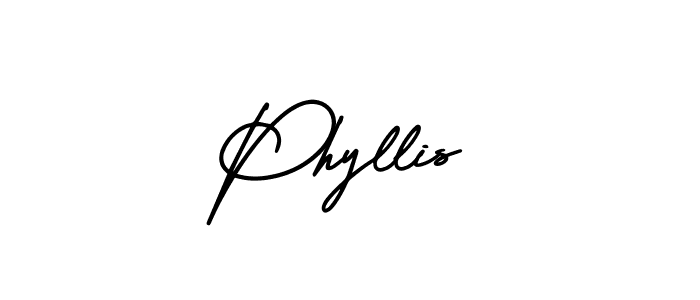 Also we have Phyllis name is the best signature style. Create professional handwritten signature collection using AmerikaSignatureDemo-Regular autograph style. Phyllis signature style 3 images and pictures png