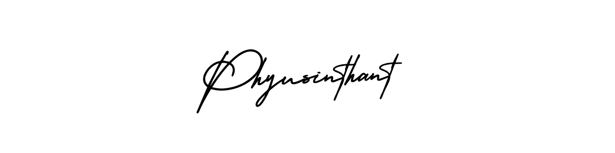 AmerikaSignatureDemo-Regular is a professional signature style that is perfect for those who want to add a touch of class to their signature. It is also a great choice for those who want to make their signature more unique. Get Phyusinthant name to fancy signature for free. Phyusinthant signature style 3 images and pictures png