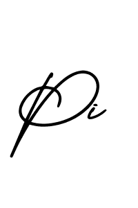 The best way (AmerikaSignatureDemo-Regular) to make a short signature is to pick only two or three words in your name. The name Pi include a total of six letters. For converting this name. Pi signature style 3 images and pictures png