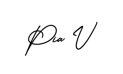 Check out images of Autograph of Pia V name. Actor Pia V Signature Style. AmerikaSignatureDemo-Regular is a professional sign style online. Pia V signature style 3 images and pictures png
