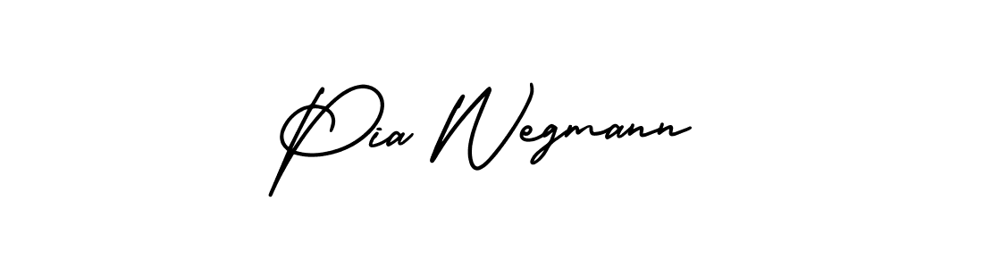 Best and Professional Signature Style for Pia Wegmann. AmerikaSignatureDemo-Regular Best Signature Style Collection. Pia Wegmann signature style 3 images and pictures png
