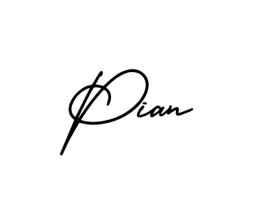 Also You can easily find your signature by using the search form. We will create Pian name handwritten signature images for you free of cost using AmerikaSignatureDemo-Regular sign style. Pian signature style 3 images and pictures png