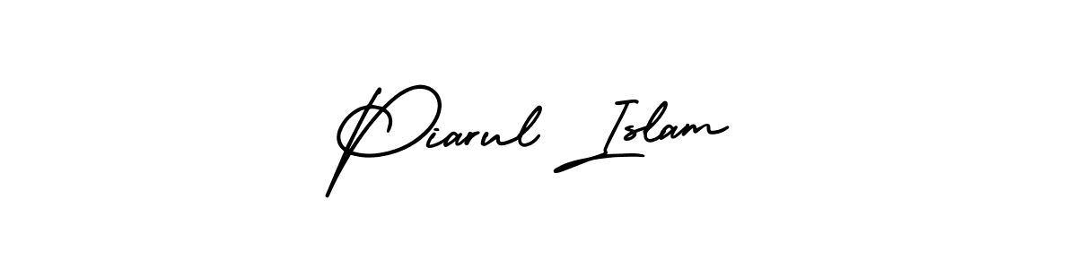 It looks lik you need a new signature style for name Piarul Islam. Design unique handwritten (AmerikaSignatureDemo-Regular) signature with our free signature maker in just a few clicks. Piarul Islam signature style 3 images and pictures png