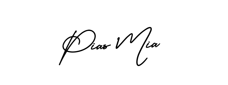 Check out images of Autograph of Pias Mia name. Actor Pias Mia Signature Style. AmerikaSignatureDemo-Regular is a professional sign style online. Pias Mia signature style 3 images and pictures png