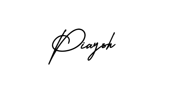 How to make Piaysh signature? AmerikaSignatureDemo-Regular is a professional autograph style. Create handwritten signature for Piaysh name. Piaysh signature style 3 images and pictures png