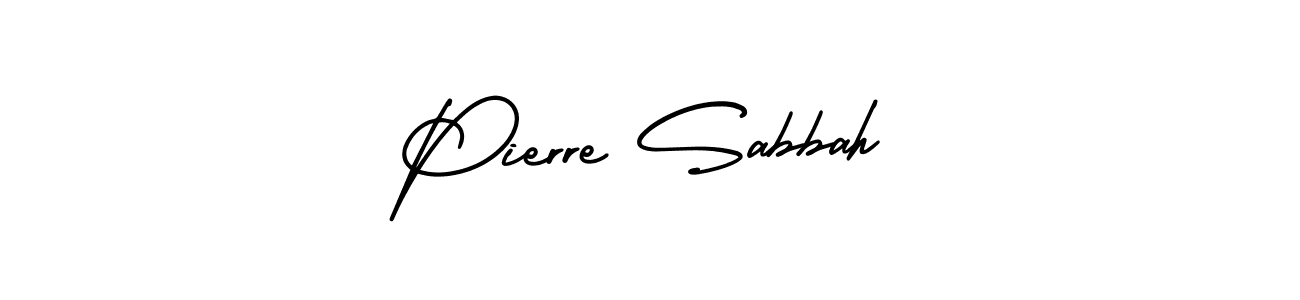 Create a beautiful signature design for name Pierre Sabbah. With this signature (AmerikaSignatureDemo-Regular) fonts, you can make a handwritten signature for free. Pierre Sabbah signature style 3 images and pictures png