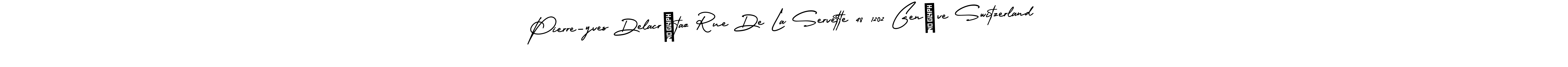 Also we have Pierre-yves Delacrétaz Rue De La Servette 48 1202 Genève Switzerland name is the best signature style. Create professional handwritten signature collection using AmerikaSignatureDemo-Regular autograph style. Pierre-yves Delacrétaz Rue De La Servette 48 1202 Genève Switzerland signature style 3 images and pictures png