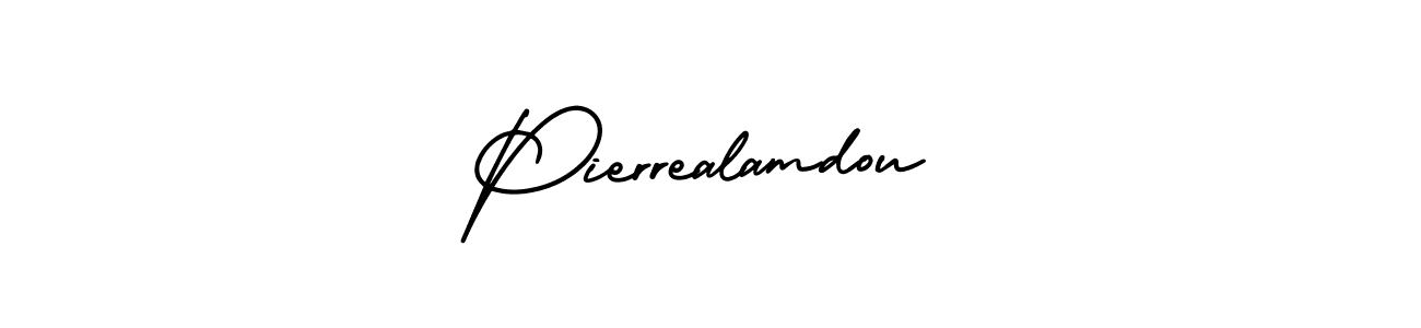 Similarly AmerikaSignatureDemo-Regular is the best handwritten signature design. Signature creator online .You can use it as an online autograph creator for name Pierrealamdou. Pierrealamdou signature style 3 images and pictures png