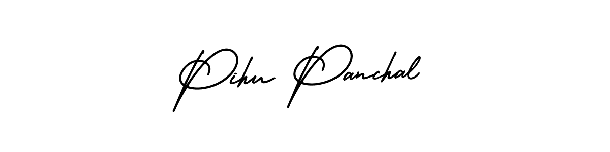 Make a beautiful signature design for name Pihu Panchal. Use this online signature maker to create a handwritten signature for free. Pihu Panchal signature style 3 images and pictures png