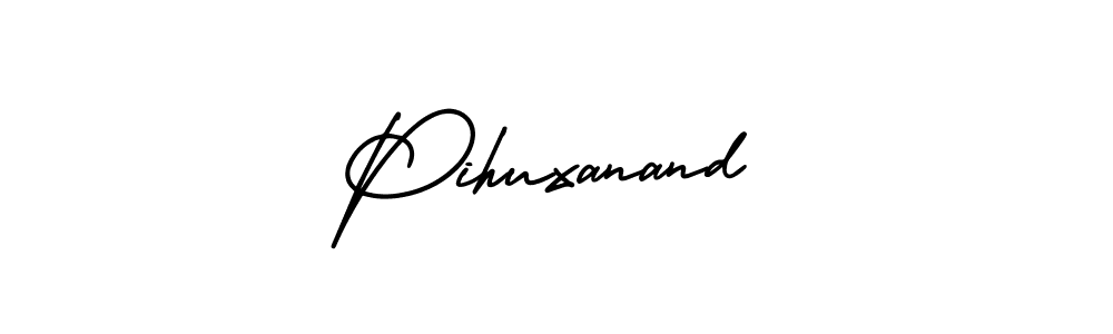 Also You can easily find your signature by using the search form. We will create Pihuxanand name handwritten signature images for you free of cost using AmerikaSignatureDemo-Regular sign style. Pihuxanand signature style 3 images and pictures png