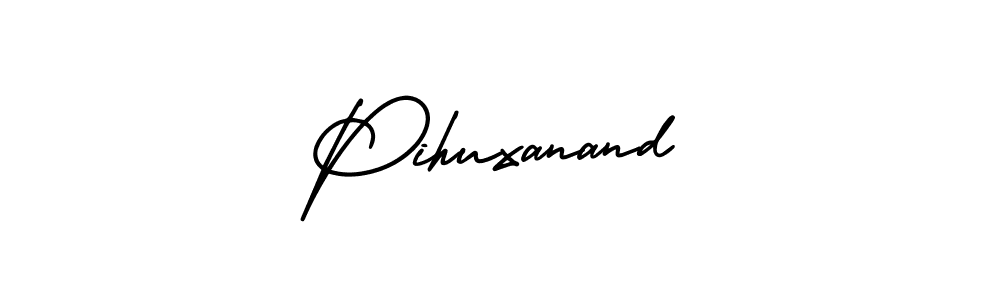 Similarly AmerikaSignatureDemo-Regular is the best handwritten signature design. Signature creator online .You can use it as an online autograph creator for name Pihuxanand. Pihuxanand signature style 3 images and pictures png