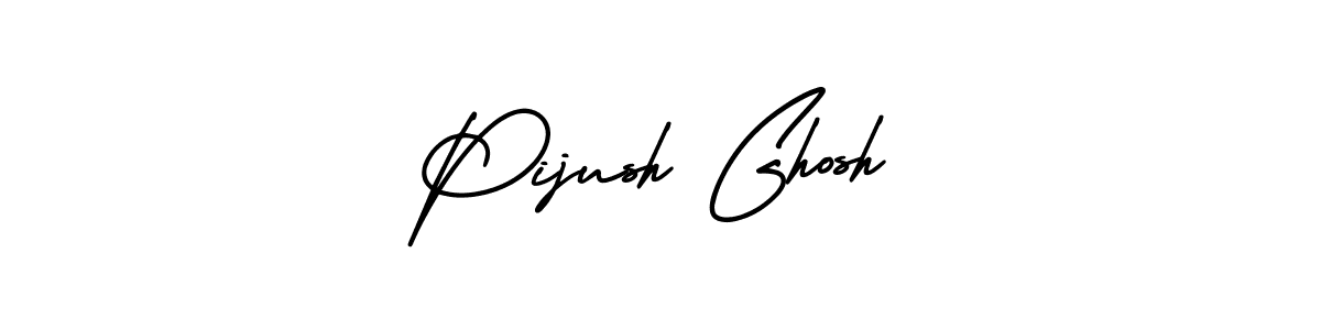 Make a beautiful signature design for name Pijush Ghosh. With this signature (AmerikaSignatureDemo-Regular) style, you can create a handwritten signature for free. Pijush Ghosh signature style 3 images and pictures png