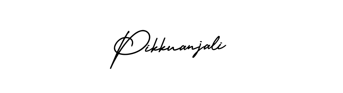 Create a beautiful signature design for name Pikkuanjali. With this signature (AmerikaSignatureDemo-Regular) fonts, you can make a handwritten signature for free. Pikkuanjali signature style 3 images and pictures png