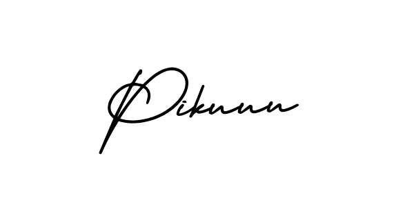 How to Draw Pikuuu signature style? AmerikaSignatureDemo-Regular is a latest design signature styles for name Pikuuu. Pikuuu signature style 3 images and pictures png