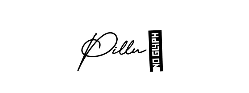 How to make Pillu❤ signature? AmerikaSignatureDemo-Regular is a professional autograph style. Create handwritten signature for Pillu❤ name. Pillu❤ signature style 3 images and pictures png