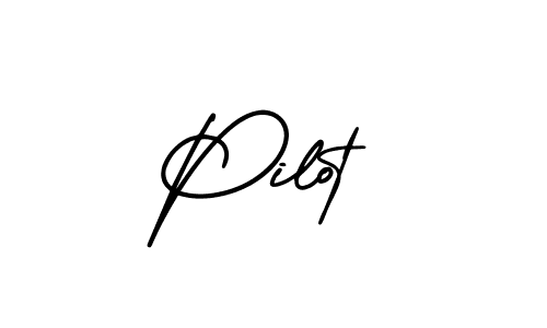 Design your own signature with our free online signature maker. With this signature software, you can create a handwritten (AmerikaSignatureDemo-Regular) signature for name Pilot. Pilot signature style 3 images and pictures png