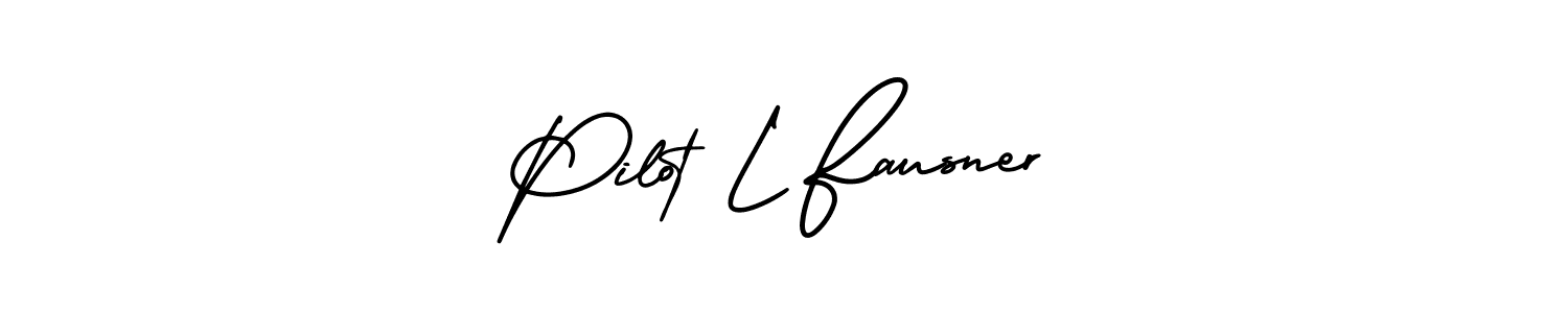 Also You can easily find your signature by using the search form. We will create Pilot L Fausner name handwritten signature images for you free of cost using AmerikaSignatureDemo-Regular sign style. Pilot L Fausner signature style 3 images and pictures png