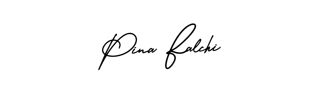 Create a beautiful signature design for name Pina Falchi. With this signature (AmerikaSignatureDemo-Regular) fonts, you can make a handwritten signature for free. Pina Falchi signature style 3 images and pictures png